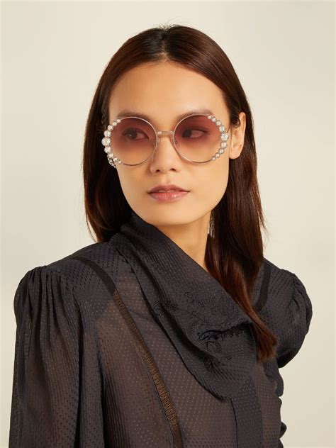 rounf fendi sunglasses|fendi glasses frames for women.